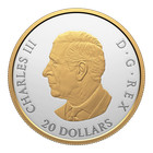 2025 Canada Animal Portraits Elk 1 Oz Silver Gilded Proof Coin