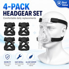 Cpap Mask Replacement Headgear 4 Pack Soft Elastic Strap Easy Install Kit