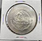 1985 Mo 1 Oz Onza Mexico Libertad Ultra Gem Bu Unc Ley  999 Plata Pura  25a