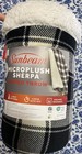 Sunbeam Heated Blanket - Sherpa  Microplush Black Buffalo Checker  50  X 60