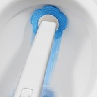 Disposable Toilet Brush Set Preloaded Cleaner Eliminate Hard Water Lime Stains