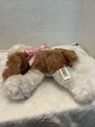2014 Dan Dee Cavalier King Charles Spaniel Puppy Dog W  Pink Heart Bow Plush Toy