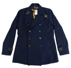 Bbc Exclusive Hot Topic Doctor Who Tardis Time Wool Double Breast Peacoat Small