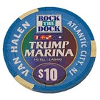 Van Halen 2007 Casino Chip- Trump Marina Atlantic City  N j -  10-mint Condition
