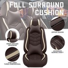 Car Seat Covers Subaru Crosstrek 2016-2026 Nappa Leather 2 Seats Coffee