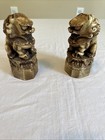 Fine Vintage  Chinese Hand Carved  Stone Sculpture   Statue  Of Fu Foo Dog