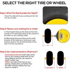 Rvpunk 15x6 00-6 4ply Lawn Mower Front Tires And Wheel For John Deere Set Of 2