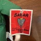 Vintage 1977 Eden Toys Babar   Celeste Plush Elephant Set King Queen 11 5 