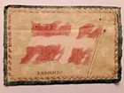 Vintage Cigar Box Tobacco Felt Flannel Flag Insert      denmark      8 5 X 5 5 In