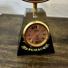 Shanghai Mint China 6 Coins Ridgy Crystal Lucite Ball On Clock Stand