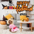 Huhumy 3 Pcs Halloween Princess Pet Costume Set  Pink Princess Pet Costume In