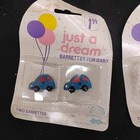 Vintage Lot Of 2 Just A Dream 2-count Barrettes For Baby