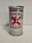 Vintage Lucky Lager Zip Tab General Brewing Azusa Straight Steel Beer Can