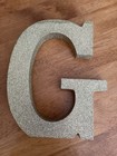 Eagles Fan Decor Gold Glitter Wood Letters 9 Inch Wall Hanging table Top Set