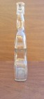 Vintage Clear Glass Cello Violin Fiddle Shaped Decanter Bottle  musician