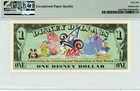 2002  1 Disney Dollar Steamboat Willie Pmg 66 Epq  dis77 