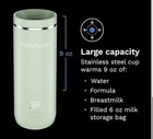 New Baby Brezza Superfast Portable Bottle Warmer Stainless Steel 9oz Adjustable