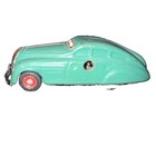Vintage Schuco Fex 1111 Wind-up Tin Toy Car In Green