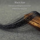 Natural Black Horsehair Upright Double Carbon Fiber Bass Bow 3 4  ship From Usa 