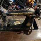 Vintage Early 1900   s Singer Sewing Machine With Oak Table  Good Condition