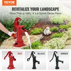 Vevor Antique Well Hand Pitcher Pump 25 Ft Max Lift Cast Iron Manual Water Pump