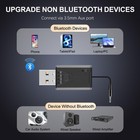Bluetooth V5 4 Music Receiver  Usb Bluetooth Car Adapter With 3 5mm Aux Cable   