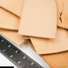 2lb Vegetable Tan Tooling Cowhide Leather Scraps 6-10 Oz  Thickness Pieces
