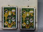 Rare custom 1987 Girl Scouts 75th Anniv  Stamp Earrings  March Co  Product  Nos