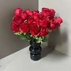 18pcs Red Silk Rose Artificial Flower Proposal Bouquet Home Decor Party Gift Usa