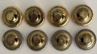 8 Vintage Ww Ii Era Us Army Air Corps Wings   Propeller Buttons  Nos