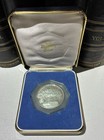 1970 Franklin Mint Coin Medal George S  Patton Jr  Vintage Sterling Silver Proof