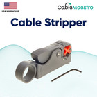 Coaxial Cable Stripper Wire Coax Cutter Stripping Tool Jacket Rg59 Rg6 Rg11 Rg58