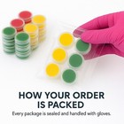 80pc 5ml Plastic silicon Concentrate Container Non-stick Wax Oil Craft Storage 