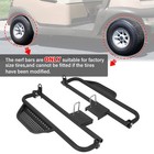 Golf Cart Nerf Bars Running Boards Side Step For Electric Club Car Ds 2004-2008