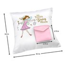 Lillian Rose My Tooth Fairy Pillow White 24tf425 - Removable Insert