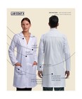 Lab Coat Professional For Men Women Snap Closure Full Length Poly C    Fast Ship