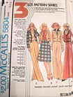Mccall s 5804 Blazer Jacket Maxi Skirt Slack Pants Sewing Pattern Ladies 8 10 12