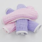 Burp Cloths Large  Muslin Burp Cloths For Baby Girls  Pack Of 4 Extra Absorbe   