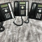 Avaya Digital Phone Model 1416 Black Ip Phones With Stands Lot Of 3
