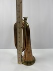 Vintage Copper   Brass Bugle Hunting Horn India Tested Works Decorative