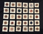 Antique 1840 Eight-pointed Star In A Square Quilt Blocks   1