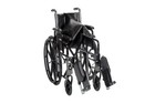 Drive Medical Silver Sport 2 20  Wheelchair - Black   Included Foam Cushion