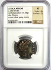 Ancient Athens Greece Athena Owl Tetradrachm Silver Coin 440-404 Bc - Ngc Xf Ef