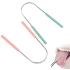 1pc Useful Tongue Scraper Stainless Steel Oral Tongue Cleaner Medical Mouth Oral
