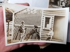 Vint Snapshot Photo Lot  Boys With Loving Great Dane Dog
