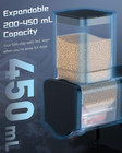 Automatic Fish Feeder Aquarium 200 450 Ml Auto Dispenser Adjustable Food Timer