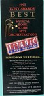 2 Panel Flyer Titanic The Musical Broadway Lunt-fontanne Brian D arcy James 1997