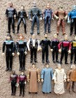 Lot Of 24 Playmates Toys Star Trek Tng Ds9 Voy 4 5  Figures   2 Galoob