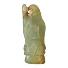 Vtg Old Chinese Hongshan Culture  Jade Carved Immortal Amulet Pendant 2 375 