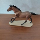 Hagen Lineker Horse Miniature Porcelain Figurine Hand-painted Collectible